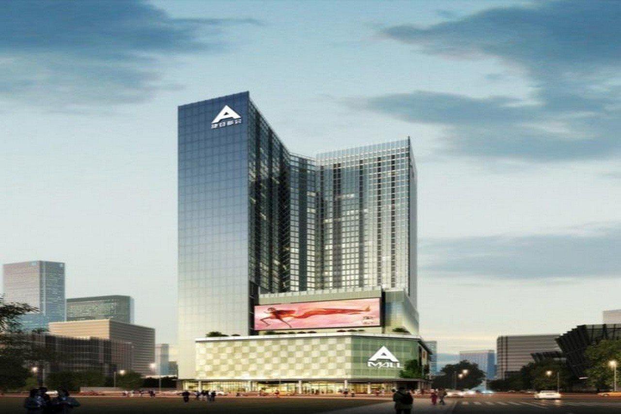 Aoyou International Apartment Hotel A Mall Brunch Guangzhou Exteriör bild